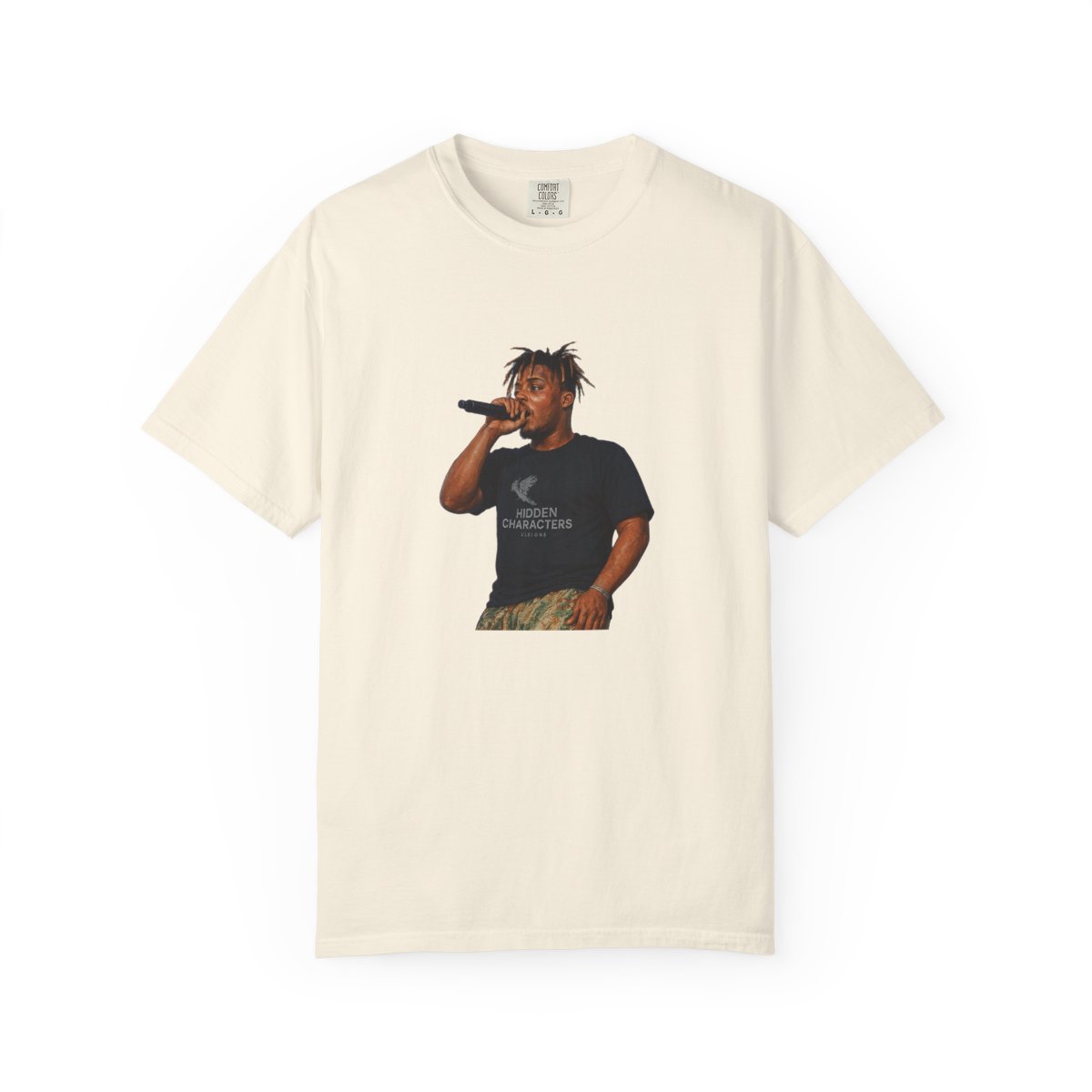Juice Wrld Printed Autograph Signature T-Shirt