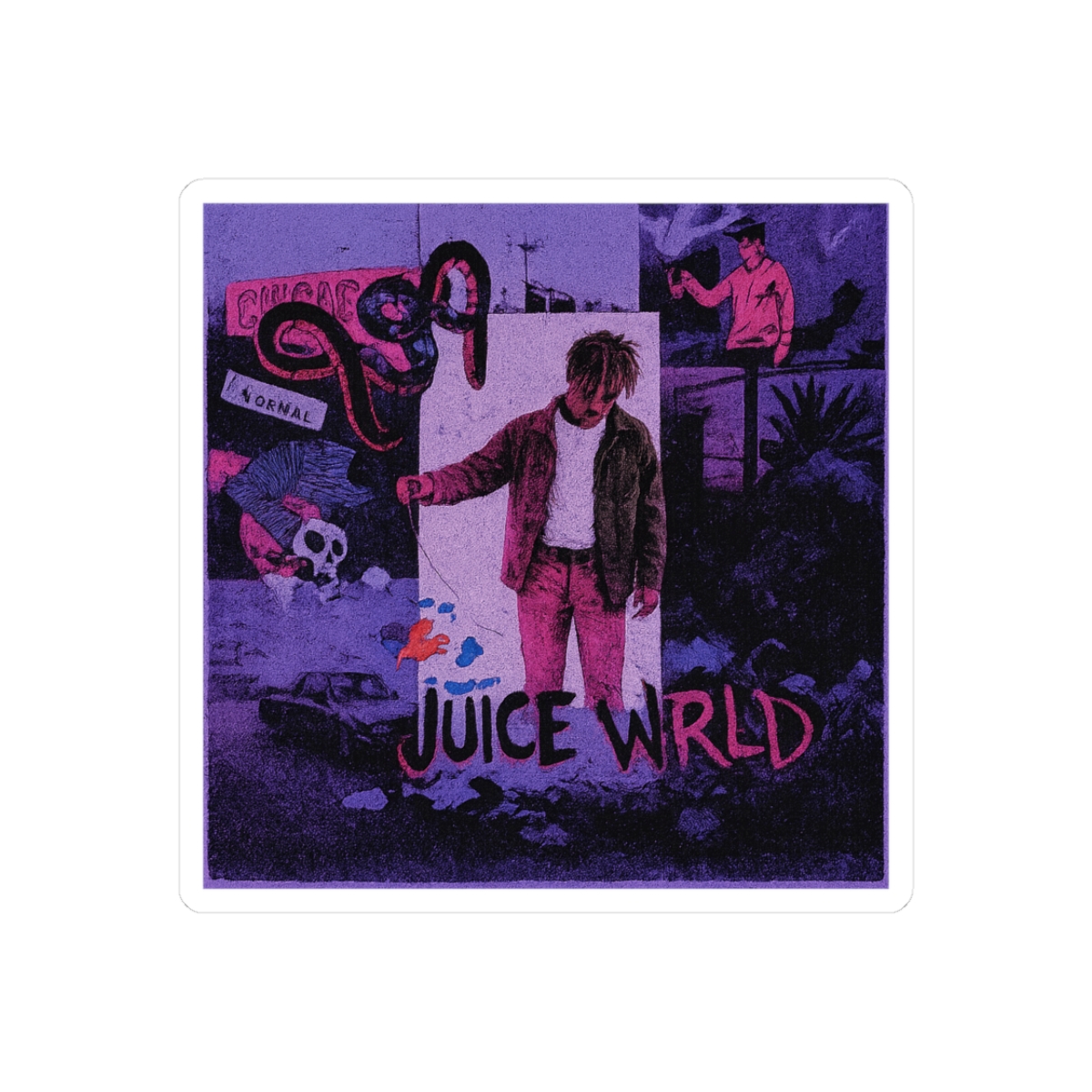 Purple Memory Ethereal Sticker