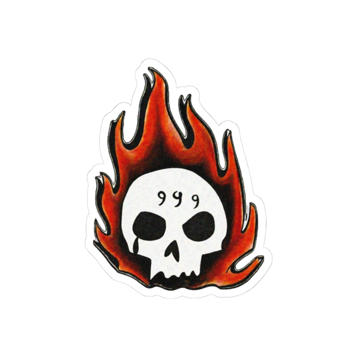 Juice WRLD skull tattoo Sticker
