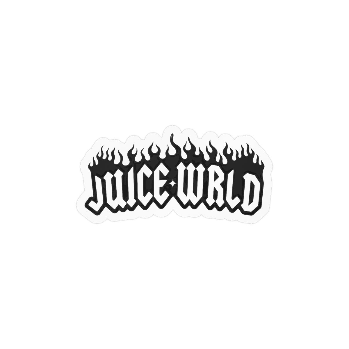 Juice Wrld Icon Bold Rap Vinyl Sticker Decal - Fan Gear Essential - alternate angle 2, merchandise