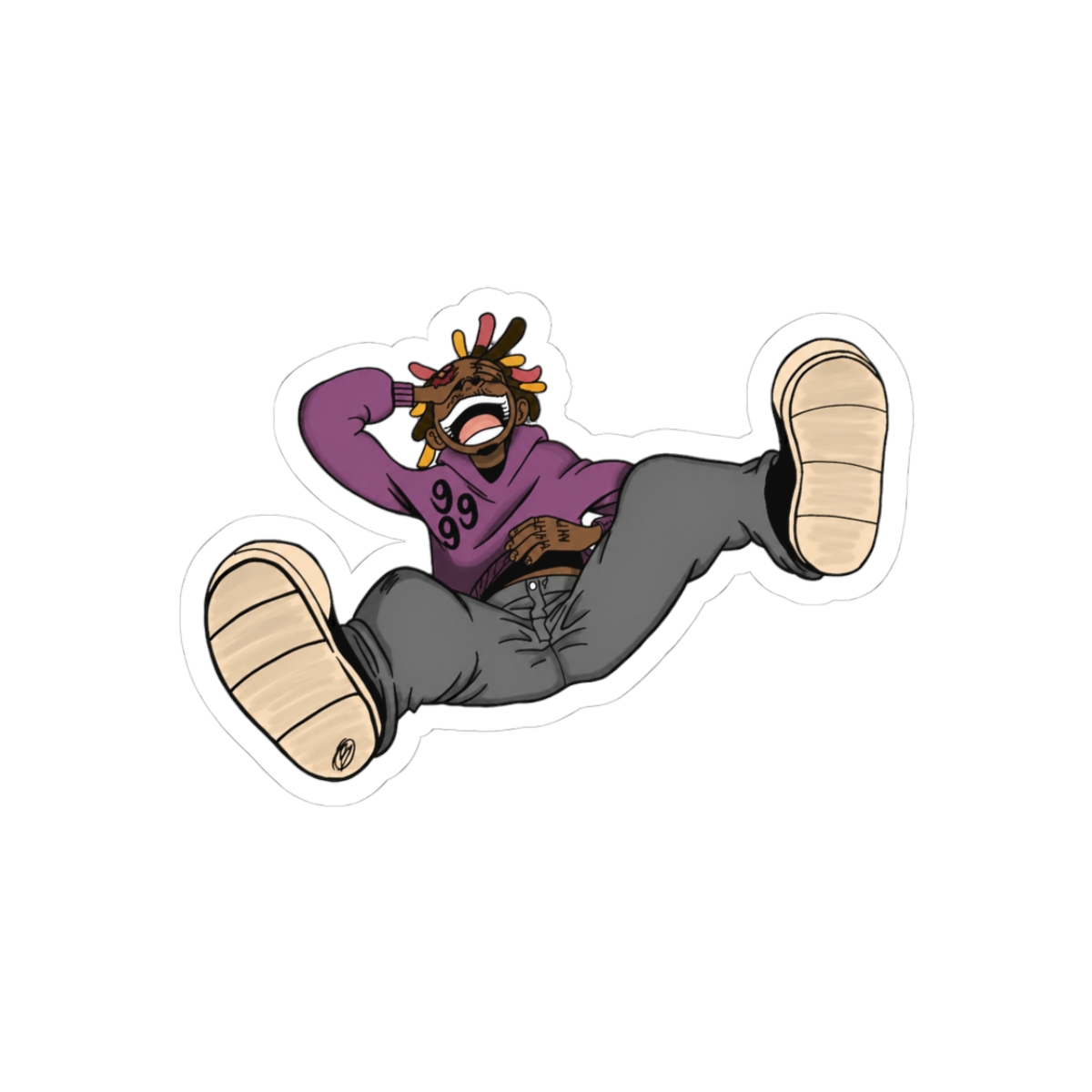Forlorn Joy Boy Juice Melancholy Sticker