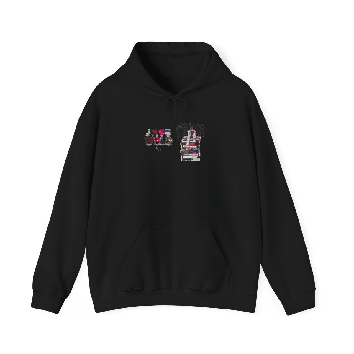 Juice WRLD VHS Tapes Back Graphic Hoodie