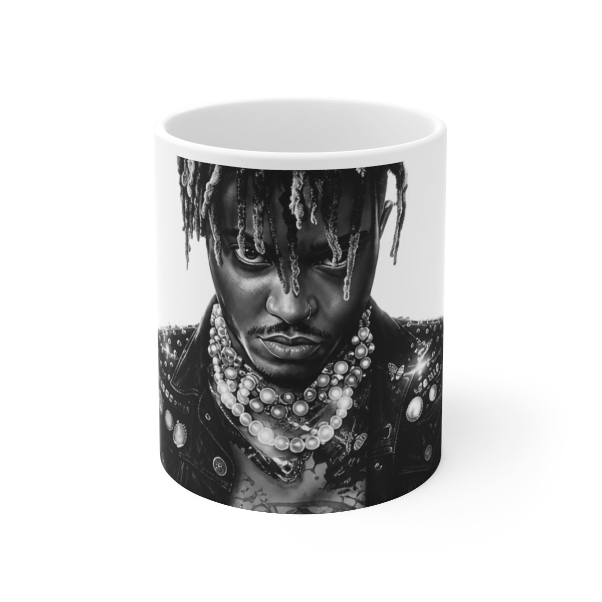 Juice WRLD 999 Dreadlock Portrait Ceramic Mug