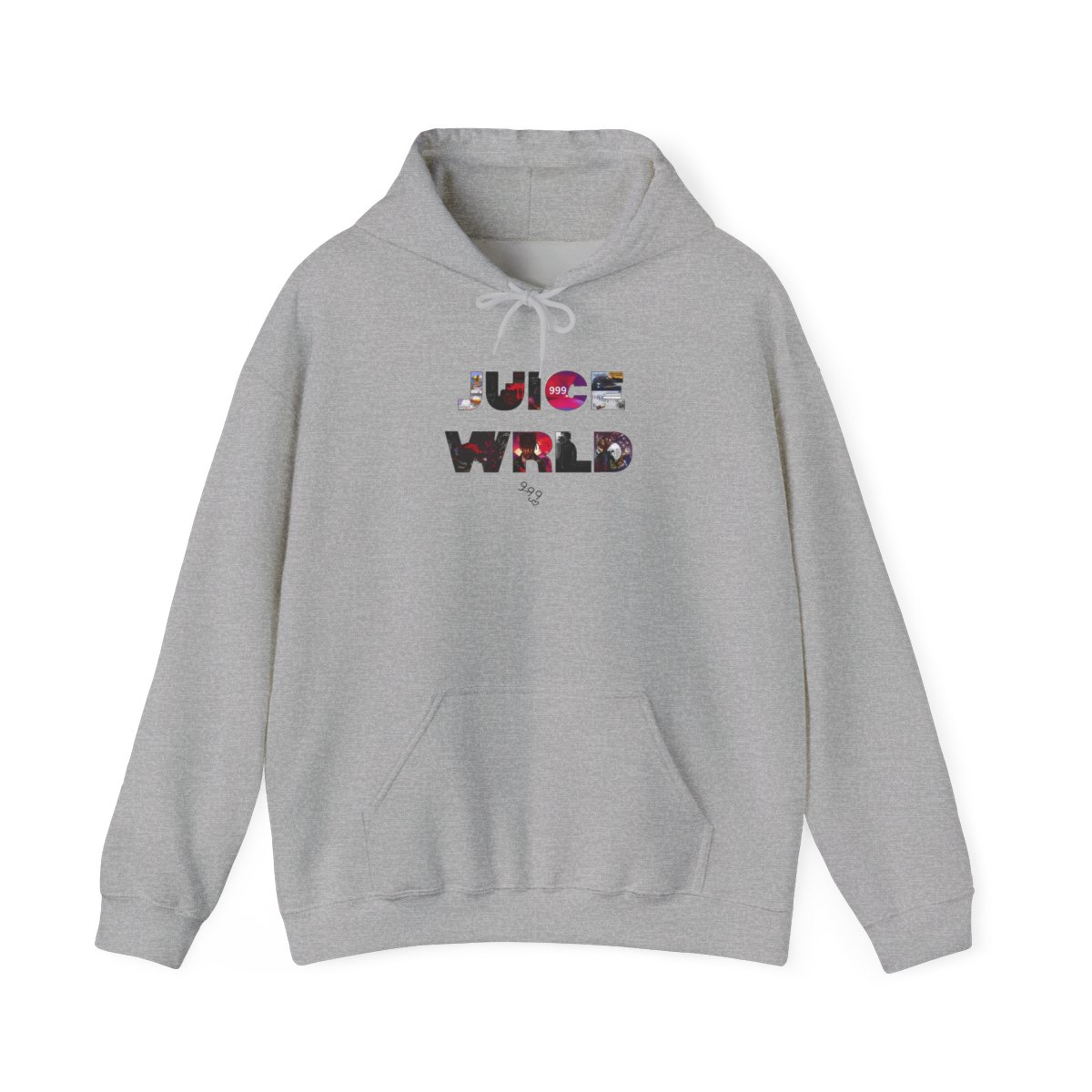 Juice WRLD Album Art Collage White Hoodie