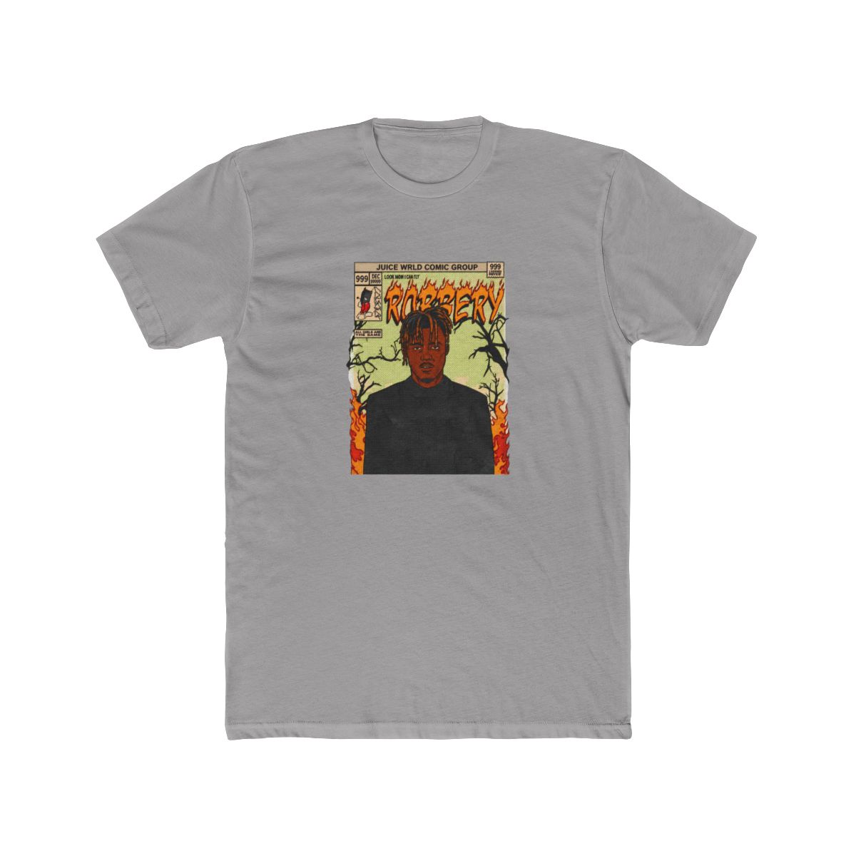Juice WRLD Cold Fact Comic Robbery T-Shirt