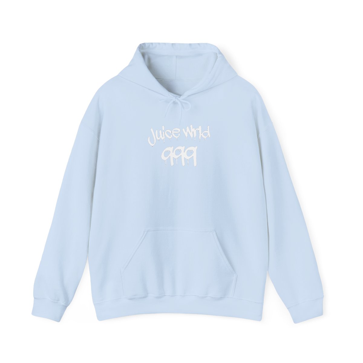 Juice Wrld 999 Hoodie Black White Roses - alternate angle 3, merchandise